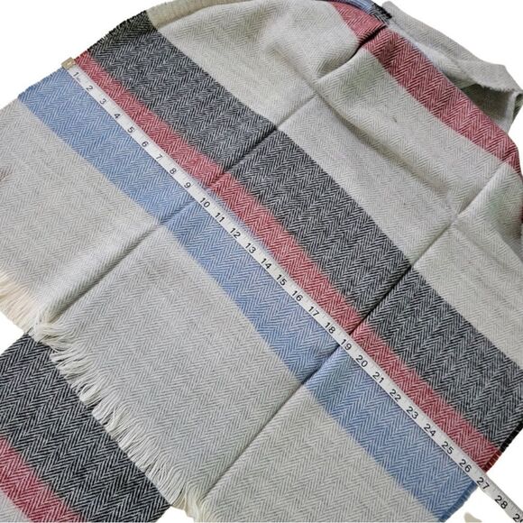 Isaac Mizrahi Herr Blanket Scarf • Antique White • NWT - Picture 7 of 9